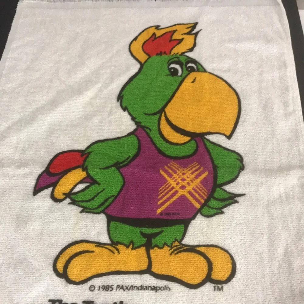 Vintage 1987 Pan Am Games Indianapolis Collectible Amigo Towel